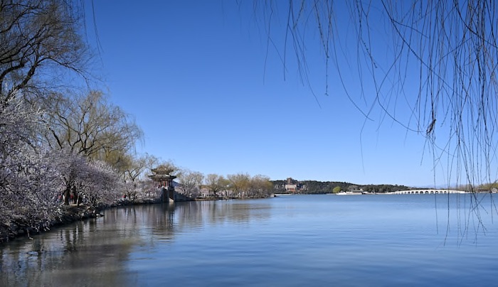 清净的湖面